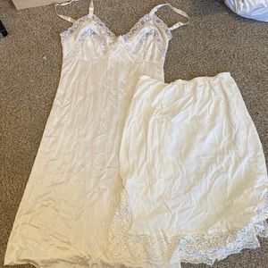 Two very vintage slips